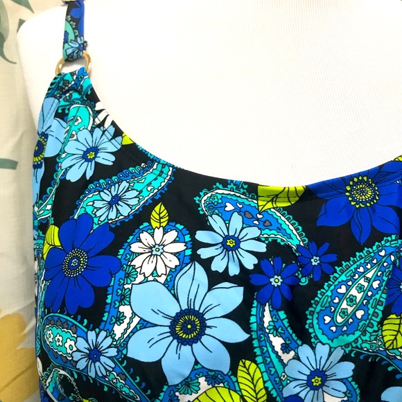 Island Waves Woman swim tankini top - Picture 3 of 4